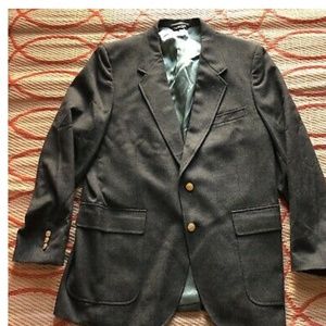 WOODMERE Wool Blazer Sport Coat Gray Jacket Mens S